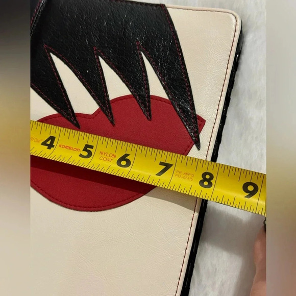 Seth Aaron SA Mod iPad Leather Case Modern White Cream Black Red - Picture 11 of 11